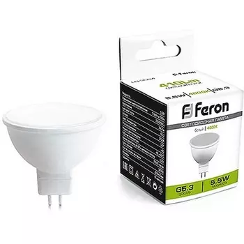 Лампа светодиодная Feron 41388 LB-3024, MR16 (рефлекторная) 5.5W G5.3 4000К
