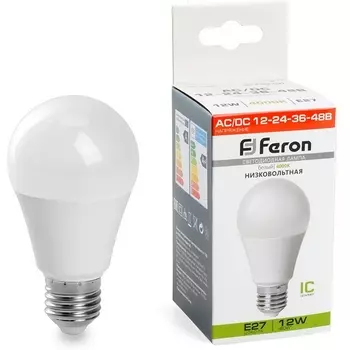 Лампа светодиодная низковольтная Feron 48729 LB-193 Шар E27 12W 4000K