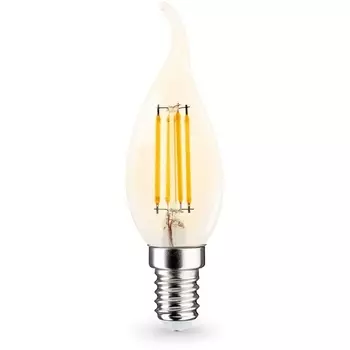 Лампа светодиодная Свеча на ветру CF35 11W 2700K Ambrella Bulbing 351123