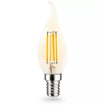 Лампа светодиодная Свеча на ветру CF35 15W 2700K Ambrella Bulbing 351523