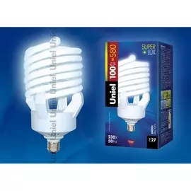 Лампочка энергосберегающая ESL-S23-100/6400/E27 картон (Uniel)
