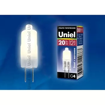 Лампочка галогеновая JC-12/20/G4 FR Uniel