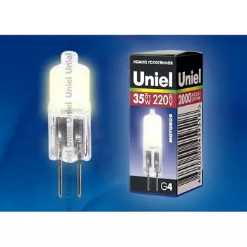 Лампочка галогеновая JC-220/35/G4 FR Uniel