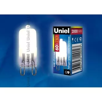 Лампочка галогеновая JCD-CL-60/G9 картон Uniel