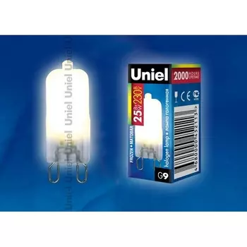 Лампочка галогеновая JCD-FR-25/G9 картон Uniel