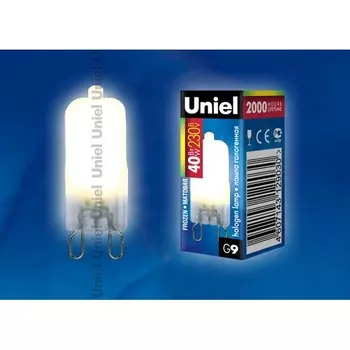 Лампочка галогеновая JCD-FR-40/G9 картон Uniel