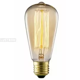 Лампочка накаливания груша E27 60W 2400-2800K ED-ST64-CL60 (Artelamp)