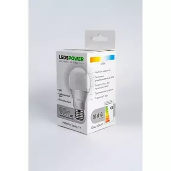 Лампочка светодиодная E27 9Вт 4000K LEDS POWER 006611 LEDS Power