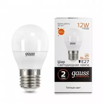 Лампочка светодиодная Gauss Elementary 53212