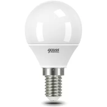 Лампочка светодиодная Gauss Elementary Шар 53132