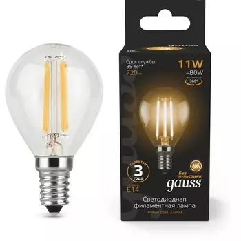 Лампочка светодиодная филаментная Gauss 105801111