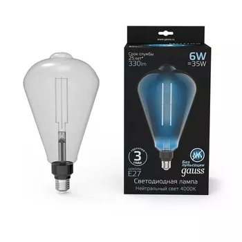 Лампочка светодиодная филаментная Gauss 157802205