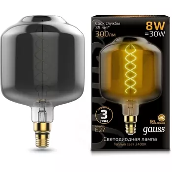 Лампочка светодиодная филаментная 164802008 (Gauss)