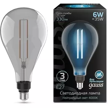 Лампочка светодиодная филаментная Gauss 179802205