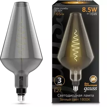 Лампочка светодиодная филаментная Gauss 180802005