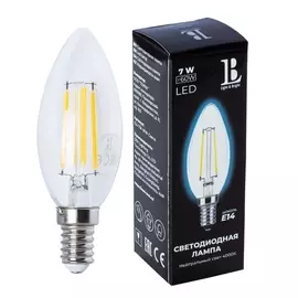 Лампочка светодиодная филаментная E14-7W-NH-candle filament_lb L&B