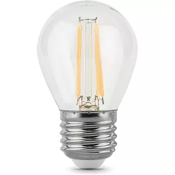 Лампочка светодиодная филаментная Gauss Filament 105802211 Шар 11W 830lm 4100К Е27 LED