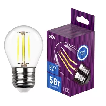 Лампочка светодиодная филаментная REV 32484 3