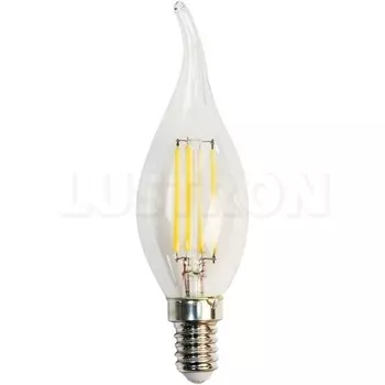 Лампочка светодиодная филаментная на ветру E14 5W 2700K 530lm Feron 25575