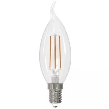 Лампочка светодиодная филаментная Volpe LED-CW35-SLF LED-CW35-6W/4000K/E14/CL/SLF