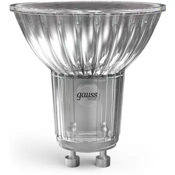Лампочка светодиодная Gauss 10106162 MR16 6W 530lm 3000K GU10 LED