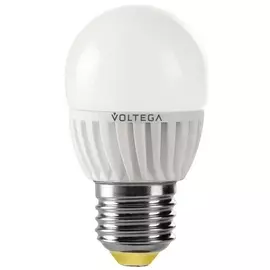 Лампочка светодиодная груша E27 2800K 600lm 5723 (Voltega)