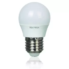 Лампочка светодиодная груша E27 4000K 470lm 5750 (Voltega)