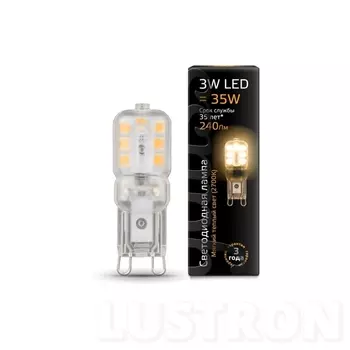 Лампочка светодиодная капсульная 2700K 240lm Gauss 107409103