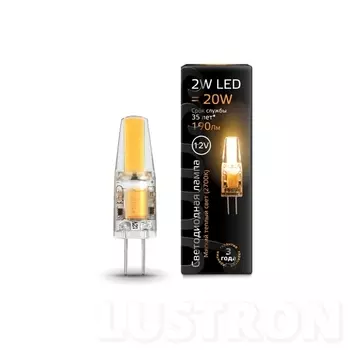 Лампочка светодиодная капсульная 2700K 190lm Gauss 207707102