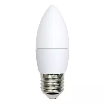 Лампочка светодиодная LED-C37-9W/WW/E27/FR/NR картон Volpe