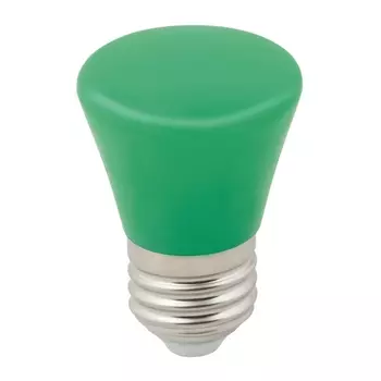 Лампочка светодиодная LED-D45-1W/GREEN/E27/FR/С Volpe BELL