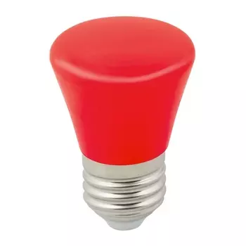 Лампочка светодиодная LED-D45-1W/RED/E27/FR/С Volpe BELL