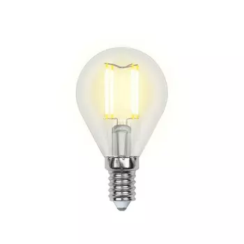 Лампочка светодиодная LED-G45-6W/WW/E14/CL PLS02WH картон Uniel