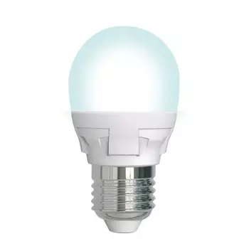 Лампочка светодиодная LED-G45 7W/4000K/E27/FR/DIM PLP01WH картон Uniel