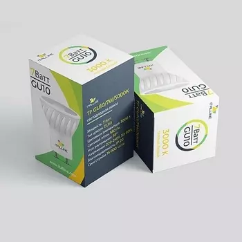 Лампочка Светодиодная (LED) GU10/7W/3000K Italline TP