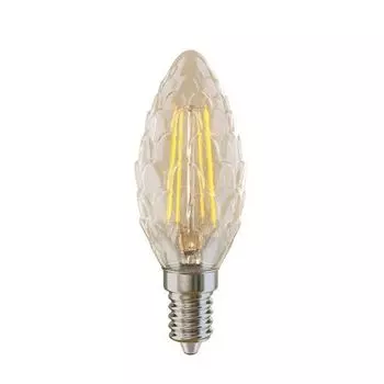 Лампочка светодиодная шишка E14 4W 4000K 420lm Voltega Crystal 5487