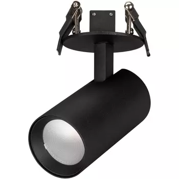 LED спот встраиваемый LGD-LUMOS-R55-9W Day4000 (BK, 25 deg, 230V) (Arlight, IP20 Металл, 3 года) 034147