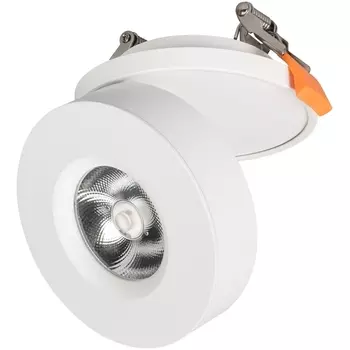 LED спот встраиваемый LGD-MONA-BUILT-R100-12W Day4000 (WH, 24 deg) (Arlight, IP40 Металл, 3 года) 025449