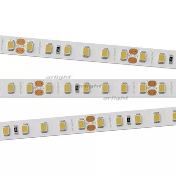 Светодиодная лента RT-A120-8mm 24V Warm3500 (9.6 W/m, IP20, 2835, 5m) (Arlight, Открытый) 034447 (5 шт.)