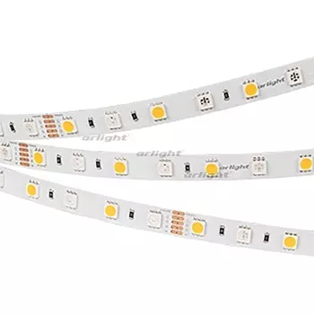 Светодиодная лента RTW-SE-B60-10mm 24V RGBW-Day (14.4 W/m, IP65, 5060, 5m) (Arlight, Открытый) 034154 (5 шт.)