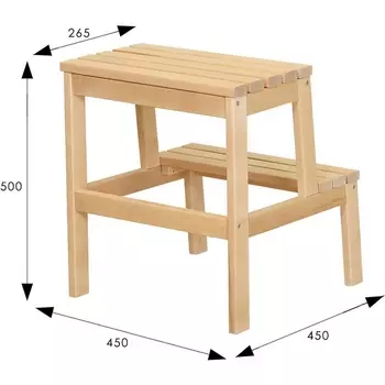 Лесенка-стремянка лак от фабрики Mebelik
