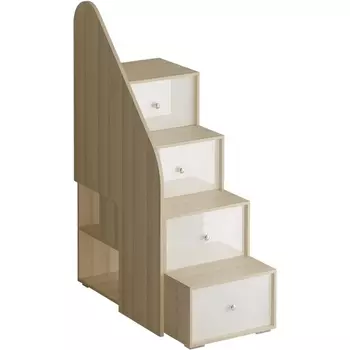 Лестница с ограждением Play ОГОГО (арт.331670), (ЛДСП/Белый) ОГОГО Обстановочка!