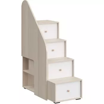 Лестница с ограждением Play ОГОГО (арт.851783), (ЛДСП/Белый,Ясень Коимбра) ОГОГО Обстановочка!