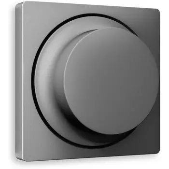 Лицевая панель Ambrella Volt ALFA (Антрацит серый) для светорегулятора универсального QUANT AP6555