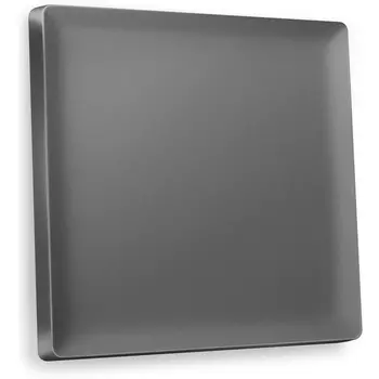Лицевая панель Ambrella Volt ALFA (Антрацит серый) для 1-клавишных выключателей QUANT AP6510