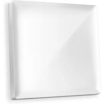 Лицевая панель Ambrella Volt ALFA (Белый глянец) для 1-клавишных выключателей QUANT AP1010