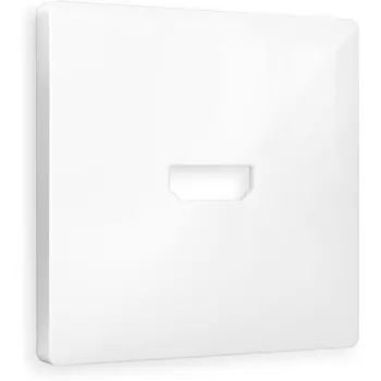 Лицевая панель Ambrella Volt ALFA (Белый глянец) для HDMI розетки QUANT AP1140