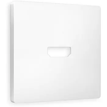 Лицевая панель Ambrella Volt ALFA (Белый матовый) для HDMI розетки QUANT AP1340