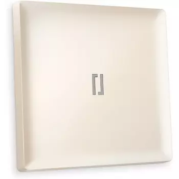 Лицевая панель Ambrella Volt ALFA (Бежевый матовый) для 1-кл выключателей с подсветкой QUANT AP3220