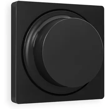 Лицевая панель Ambrella Volt ALFA (Черный матовый) для светорегулятора универсального QUANT AP8055